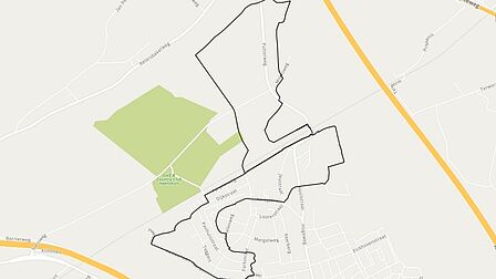 Kaart Middeleeuwse avonturen - 8,8 km